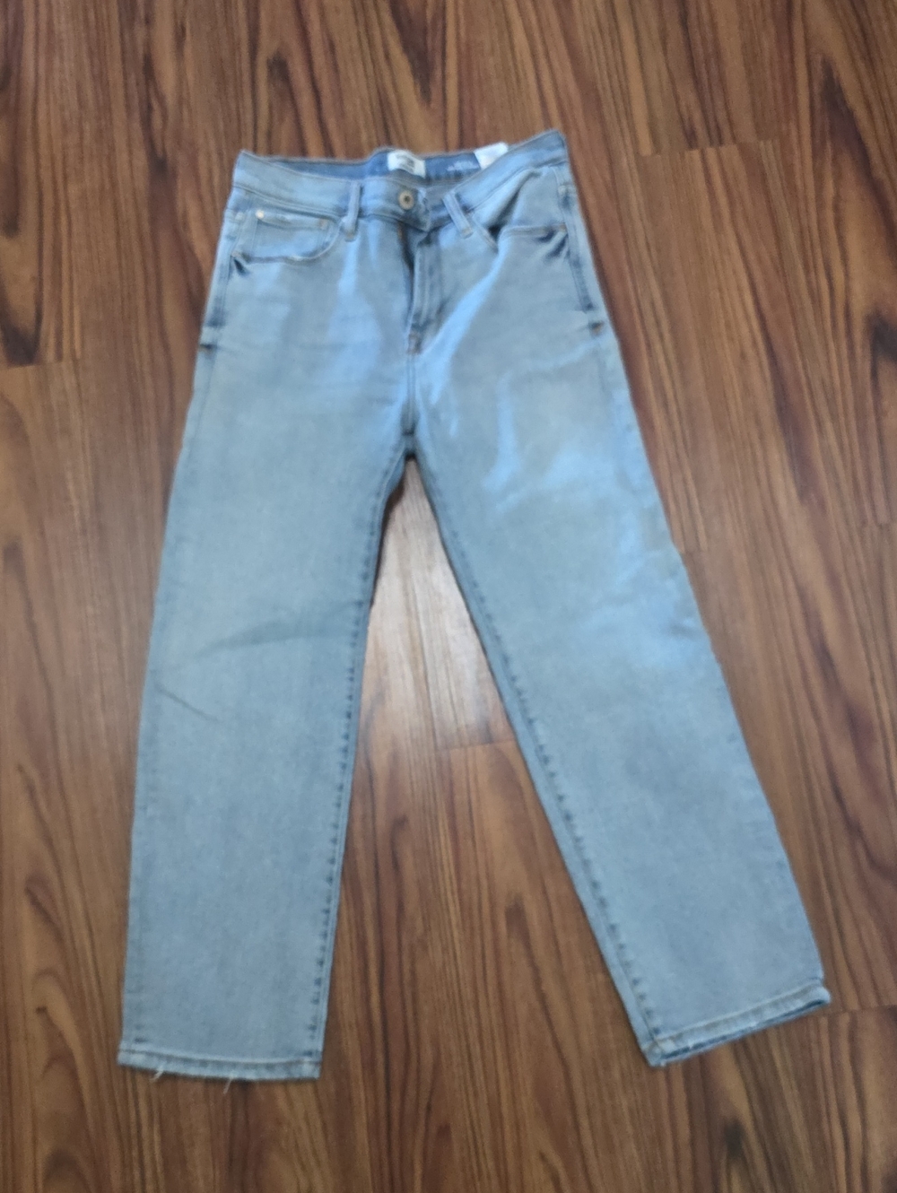Kensie Light Blue Straight-Leg Jeans